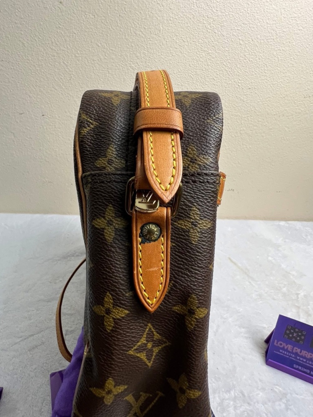 Trocadero 30 Louis Vuitton Brown Monogram Canvas Crossbody Bag - Picture 9 of 10